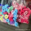 Anel de polegar colorido para crianças, corda de cabeça com cabeça de pio pequeno não machuca o cabelo da menina, anel de toalha, corda de cabeça durável