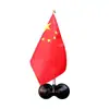Bandeira Pequena para Carro com Forte Base Magnética de Ventosa Dupla, Bandeira de Boas-Vindas para a Frente de Carro de Casamento, Decoração de Motocicleta Bandeira Vermelha de Cinco Estrelas