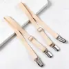 Ventas Directas de Fábrica Broche para Ropa Interior de 1 cm de Ancho Sin Costura Tira Invisible Pinza de Pico Antideslizante Banda Transparente para Ropa Interior