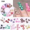 Nueva broca de uñas joyería Disco 14 cuadrícula remache mixto joyería de diamantes perla diamante color diamante diamante decorativo para uñas