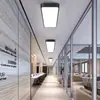 Tira de luz LED, ultrabrillante, para techo de tubo cuadrado de aluminio de oficina, tira de luz para aula, barbería, luz colgante comercial, hierro