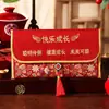 Diez mil yuan sobre rojo para ser no. 1 sobre rojo de tela cumpleaños de luna llena de un año bebé creativo boda bolsa de regalo para cambio