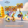 Jinnew Original Serie Divertida de Zootopia - Colgante Giratorio de Donut de PVC Figura de Merchandising de Película