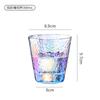 Taza de Agua de Vidrio de Colores Phnom Penh Resistente a Altas Temperaturas Hecha a Mano Estilo Ins Alto Valor de Color Taza con Patrón de Martillo de Colores para el Hogar Celebridad de Internet
