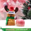 Decoraciones Navideñas Bolsa de Embalaje para Manzana de Nochebuena Bolsa Creativa de Regalo de Manzana de Muñeco de Nieve Regalo Regalo de Navidad