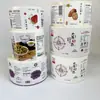 Rolo de Impressão de Adesivos Vinílicos Redondos à Prova d'Água com Adesivo Permanente, para Selo de Vela