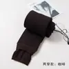 Fat MM cor de artefato de perna clara Calças de veludo pérola de uma peça super elásticas para senhoras leggings quentes calças acolchoadas de veludo