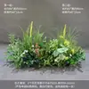 Arreglos Florales de Boda Estilo Bosque, Macetas Colgantes, Flores de Seda, Decoraciones de Pasillo, Decoraciones para la Ceremonia de Entrega del Coche de Boda, Escaparates, Plantas Verdes