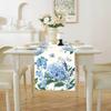 Amazon Pinduoduo Impressão Digital Imitação de Algodão e Linho Caminho de Mesa Série Flores Toalha de Mesa Longa Personalizada com Fotos
