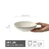 Coleção de Tigelas Retro Cor Sólida Tigela de Cerâmica para Sopa Tigela para Macarrão Tigela Redonda para Salada de Frutas Louça Doméstica Atacado Tigela de Prato Retro