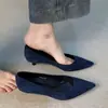 Coleção Outono 2026: Sapatos Mary Jane de bico fino, corte baixo, confortáveis, estilo francês, versáteis, elegantes e adequados para o trabalho
