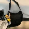 Bolsa transversal estilo dumpling de jeans simples para mulheres, moderna e versátil, bolsa de ombro vintage 2026, bolsa casual de jeans
