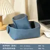 Caja de Almacenamiento con Portalápices de Cuero, Decoración de Escritorio Retro, Portalápices de Lujo Ligero, Soporte para Control Remoto de Regalo, Tubo de Almacenamiento para Pinceles de Maquillaje de Escritorio