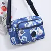 Bolsa de Maternidade com Zíper Multicamadas Atacado Bolsa Transversal Impermeável Padrão Colorido Novo 2025 Bolsa de Ombro Feminina Bolsa de Compras