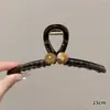 Presilha de Cabelo com Toque de Luxo, Presilha de Garra Colorida Dopamina para Mulheres, Novo Estilo Verão 2026, Presilha Grande de Tubarão para a Parte de Trás da Cabeça, Lindo Acessório de Cabelo