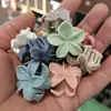 4,5CM Cor de Gelatina Translúcido Pequeno Presilha Metade Presilha Tubarão Pequeno Doce Cruzada Presilha para Cabelo Quebrado Acessórios de Cabelo