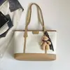 Llegada Nueva Transfronteriza Bolso de Hombro Tejido de un Solo Hombro Gran Capacidad Colorido de Moda Bolso Tote de Moda Bolso de Mano para Salir Casual Viaje