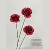 Casamento Estilo Chinês Estilo Vermelho Decoração de Guia de Estrada Arranjo de Flores Artificiais Flor de Teto Cerimônia de Noivado Arranjo de Banquete Arte com Flores Artificiais de Casamento