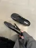 Chinelos Mule Fechados de Salto Alto de Luxo Estilo Francês para Mulheres, Mules de Salto Anabela Slip-On Mary Jane