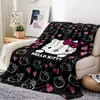 Sinceramente Manta de Franela para el Hogar Estilo Bestia Sanrio Hello Kitty Manta para Sofá Manta para Siesta en la Oficina