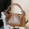 2025 Primavera Nuevo Nicho Retro Bolso de Mujer Bolso Media Luna Bolso Dumpling Viaje Versátil Hombro Cruzado Bolso de Mano