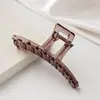 Pinza para el Cabello de Color Té de Gama Alta para Mujer, Usada para Peinados Recogidos en la Parte Trasera de la Cabeza, Pinza de Tiburón, Diseño de Nicho Japonés y Coreano, Pasador Elegante, Accesorio para el Cabello
