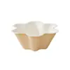 Tazón Desechable de Papel con Forma de Pétalo para Helado, Vaso para Helado de Taro, Tazón Pequeño para Raspado de Hielo, Tazón para Yogur, Tazón Biodegradable de Pulpa de Papel