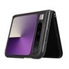 Adecuado para Huawei Purax Ancho Plegable Soporte para Tarjetas Funda para Teléfono Móvil P50Pocket Almacenamiento de Tarjetas Textura de Cuero Funda Protectora Negocios