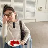 Primavera 2026 Ropa Nueva para Niños Estilo Coreano Otoño Camiseta de Manga Larga para Niñas Estilo Camisa Camiseta Básica