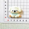 Venda Direta de Fábrica de Acessórios de Resina de Cachorrinho Fofo, Clips de Cabelo Artesanais DIY com Cola Cremosa, Elásticos de Cabelo, Materiais para Acessórios de Capa de Celular