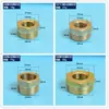 Adaptador de alambre de cobre interno y externo para venta de fabricantes 2 puntos 3 puntos 4 puntos 6 puntos núcleo de cobre de 1 pulgada