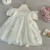 Vestido de Flor de Lentejuelas 2026 Nuevo Estilo Vestido de Princesa para Bebé Niña Sin Mangas Falda Abullonada Infantil Pequeño Formal de Verano