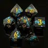 Dados de Resina DND Mesa Tour Dungeons and Dragons COC Run TRPG Kulu Poliedro D20 Traje Choson 7
