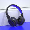 Auriculares con cable para montar en la cabeza para juegos, con micrófono para llamadas, plegables, universales para teléfonos móviles y ordenadores, Una pieza