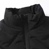 Colete masculino transfronteiriço outono e inverno jaqueta acolchoada de algodão moda coreana colete masculino solto inverno bonito casaco colete acolchoado atacado