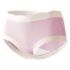 Ropa interior simple de modal estilo verano 2026 de cintura media para mujer, fina, sin marcas, algodón puro, entrepierna antibacteriana
