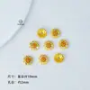Relleno de Oro de 14K Conserva el Color Bandeja de Flores Espaciador Pétalos Huecos Pulsera DIY Accesorios de Joyería Cuentas Espaciadoras Flor de Cuentas Material para Sombrero