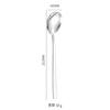 Cuchara coreana engrosada de acero inoxidable 304 para cena, cuchara sopera, para mezclar hielo, cuchara para café, fabricantes mayoristas para el hogar