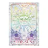 BR-JD507 Láser Colorido Sol Tarot Autoadhesivo Atrapasoles Pegatina para Ventana Pegatina Decorativa de Cristal para el Hogar