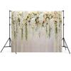Novo pano de fundo para fotografia de casamento de parede de flores, pano de fundo para fotografia 3D, pano de fundo para fotos infantis