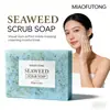 Tk Sabonete Esfoliante de Coco Popular Transfronteiriço Sabonete de Leite de Coco com Cúrcuma Sabonete de Limão Sabonete de Algas Marinhas Sabonete de Óleo Essencial Artesanal para Banho
