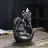 Queimador de incenso de refluxo Dragão transfronteiriço esquerdo e direito Fengyuan decoração criativa sândalo ágar ágar cerimônia do chá casa interior queimador de incenso atacado