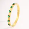 Pulsera de Acero de Titanio Transfronteriza de Comercio Exterior Sin Decoloración para Mujer, Pulsera Dorada de Diseño Personalizado de Lujo Ligero, Pulsera de Moda Trendy Ding-Dong