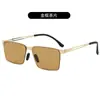 Gafas de Sol Cuadradas de Moda Color Cambiante Marrón Acero Nuevo Transfronterizas Alta Definición Anti-UV Gafas de Sol para Conducir Fabricante