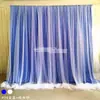 Cortinas de Gasa de Hilo de Red para Bodas, Accesorios, Cortinas Dobles Flotantes de Gasa para Bodas, Estilo Nuevo, Decoración de Cortina de Pared de Fondo para Jardín de Infancia