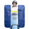 Para-brisa Elétrico de Moto Frontal com Isolamento Térmico de Verão, Película à Prova de Vento para Scooter, Cobertura Transparente de Chuva de Alta Definição
