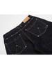 Jeans Retro Americanos Turquesa Denim Color Original Scimitar para Hombres y Mujeres Pantalones de Pierna Ancha Rectos Sueltos Cleanfit