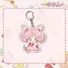 Sailor Moon Conejo Luna Agua Hielo Luna Llavero de Acrílico Colgante Lindo Creativo Llavero Colgante