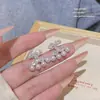 Pendientes de Moda de Aguja de Plata 925 con Cubos de Perla de Venta Caliente Pendientes Dulces de Nicho de Gama Alta Pendientes de Diseño Exquisito