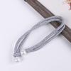 Suministros del Fabricante Cuerda para Atar Cortina de Perlas Orientales de Poliéster y Seda Simple Hebilla de Cortina de Perlas Color Único 20 Piezas por Paquete